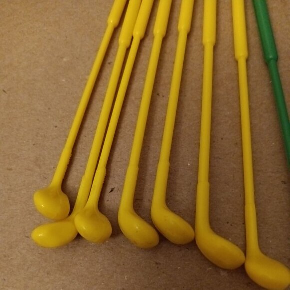 Vintage Golf Club Cocktail Stirrers Lot 24 Happy Hour Drink Bar Swizzle Sticks - Picture 4 of 7
